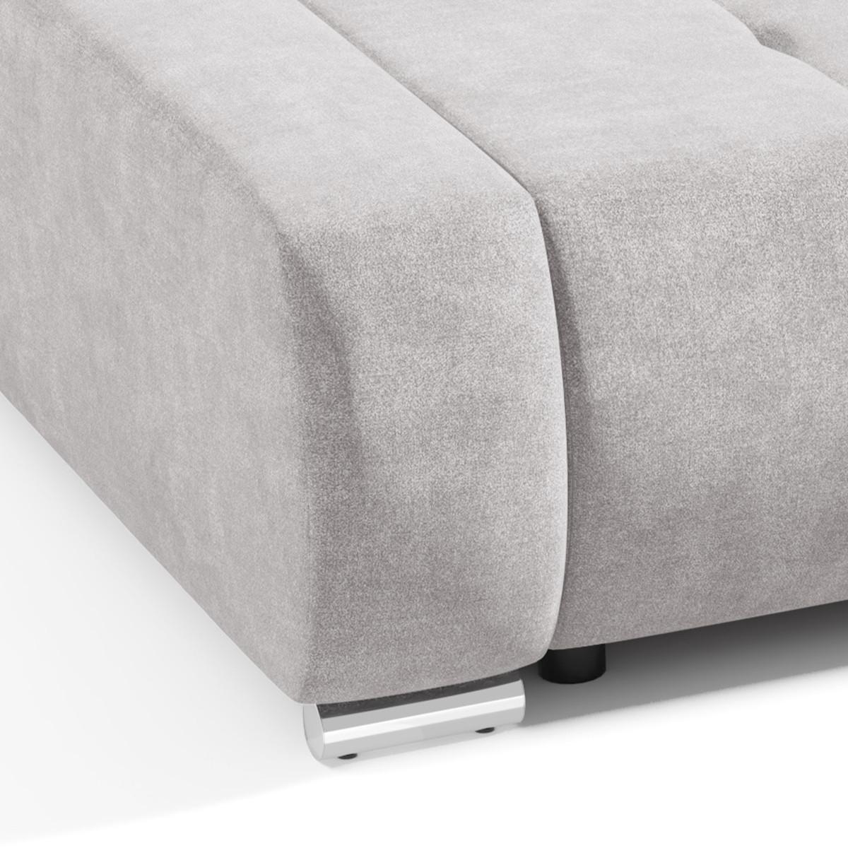 SCHLAFSOFA Jonas 3 Sitzplätze Grau - Hellgrau, Holzwerkstoff (240/85/110cm) - Petits-meubles