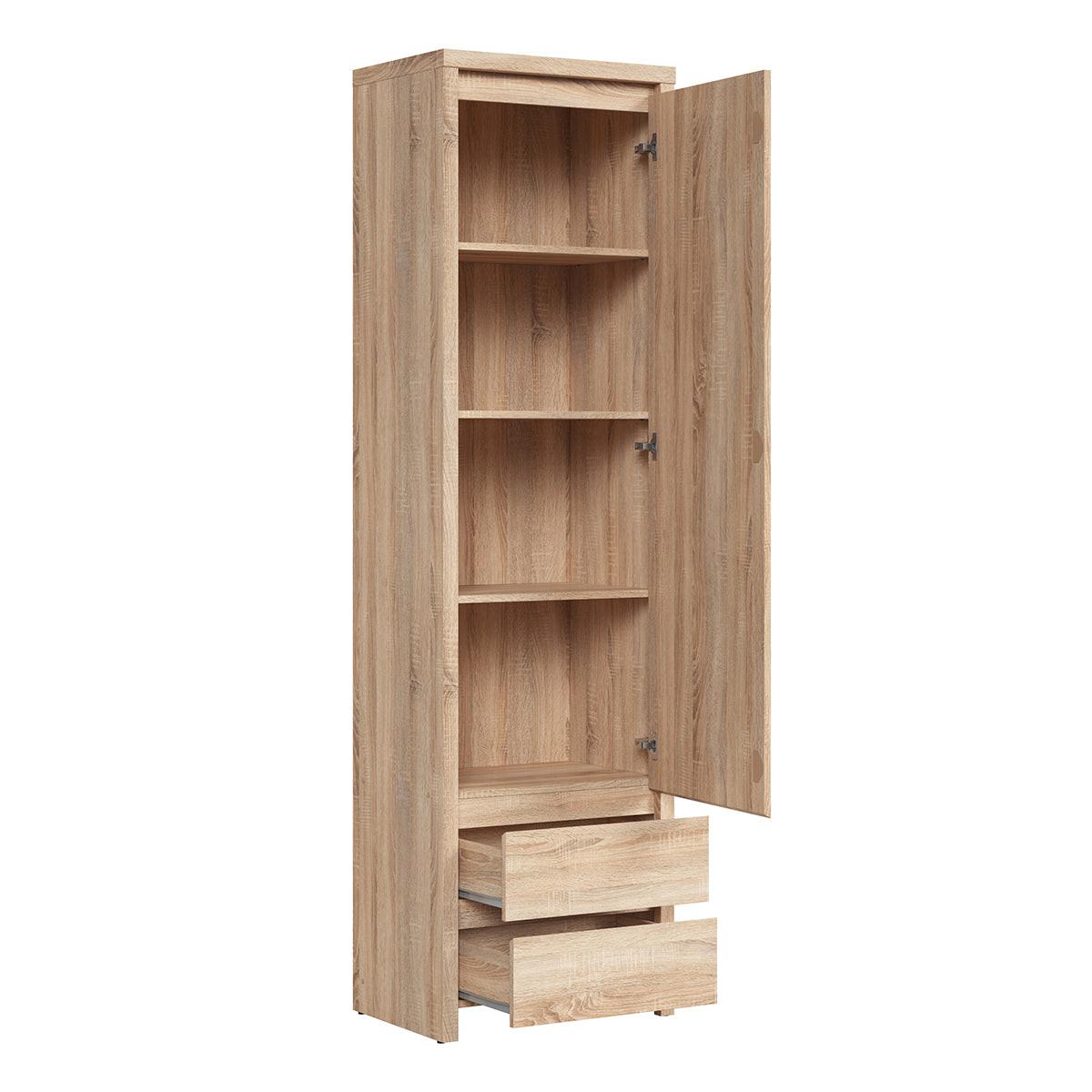 SCHRANK 1 Tür Soren Holz - Braun, Holzwerkstoff (56/200.5/40.5cm) - Petits-meubles
