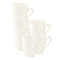 HENKELBECHER Savona Fine Diamond creme 350 ml 6er Set - Creme, Keramik (0.35L) - Seltmann Weiden