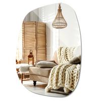 SPIEGEL 49x34 cm Asymmetrisch - Transparent, Glas (49/34/0.4cm) - Wallfluent