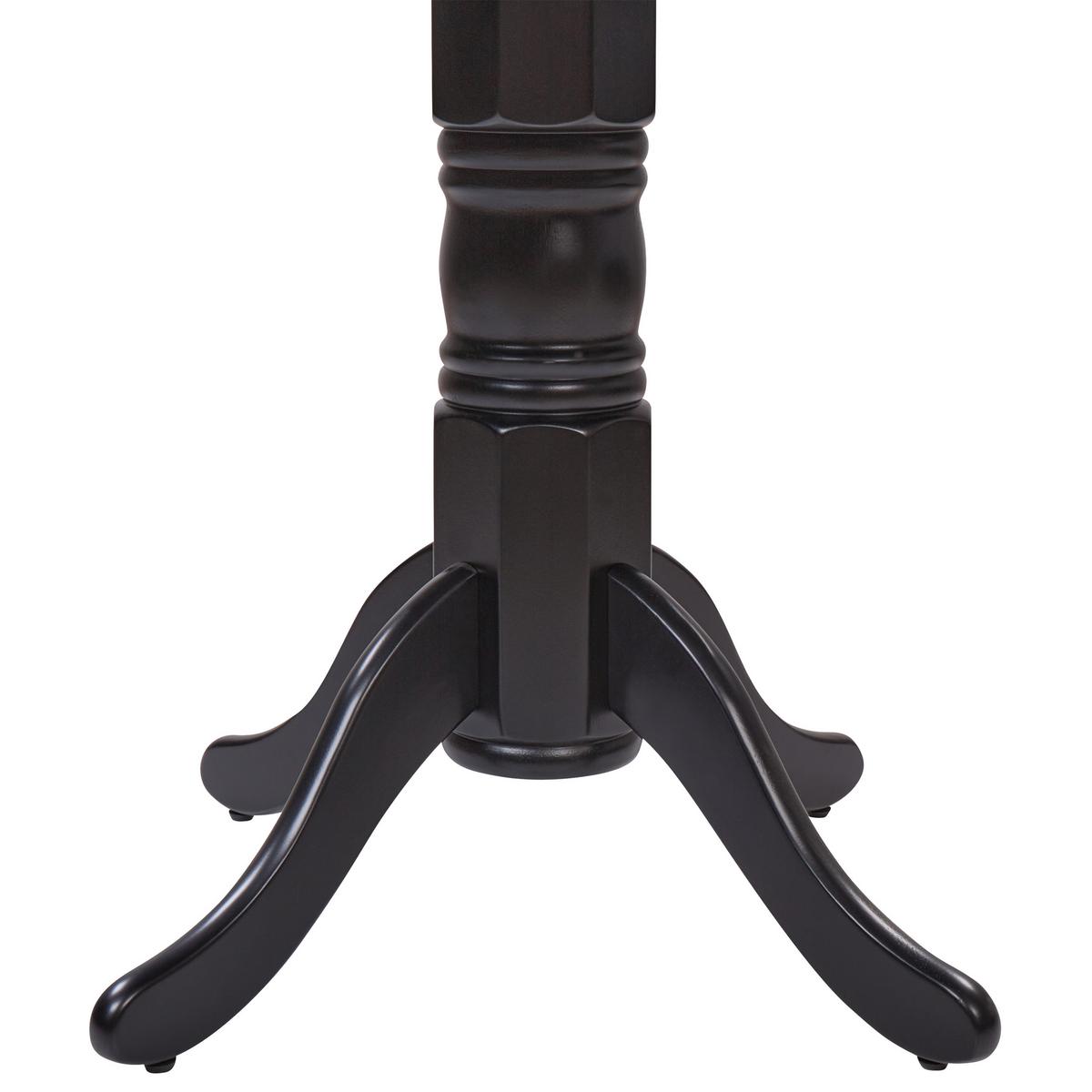 ESSTISCH Schwarz 100/100 cm Akron - Schwarz, Holzwerkstoff (100/100/76cm) - Beliani