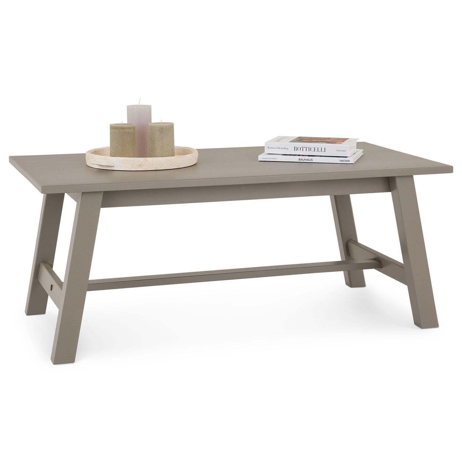COUCHTISCH LUZERNA - Grau, Holz (60/110/45cm) - IDIMEX
