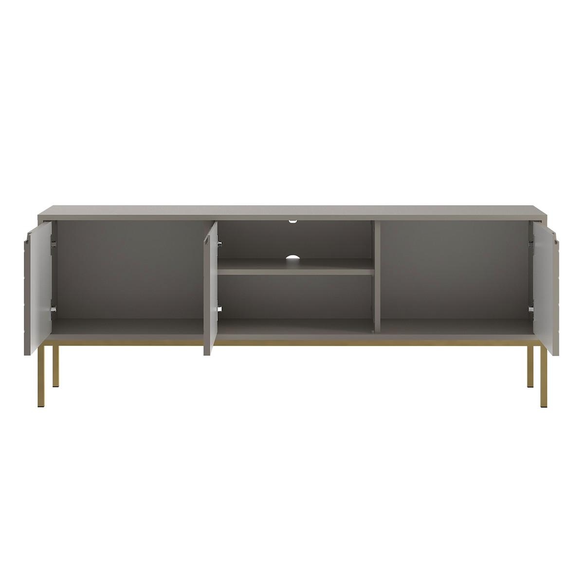 TV-MÖBEL Daria Kaschmir - Beige, Holzwerkstoff (151/77/39cm) - Petits-meubles
