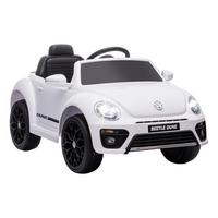 KINDER Elektroauto 12V Kinderauto mit 2,4G Fernbedienung, Musik, Hupe, 3-5 km/h - Weiß, Kunststoff (97/56.5/46cm) - AIYAPLAY