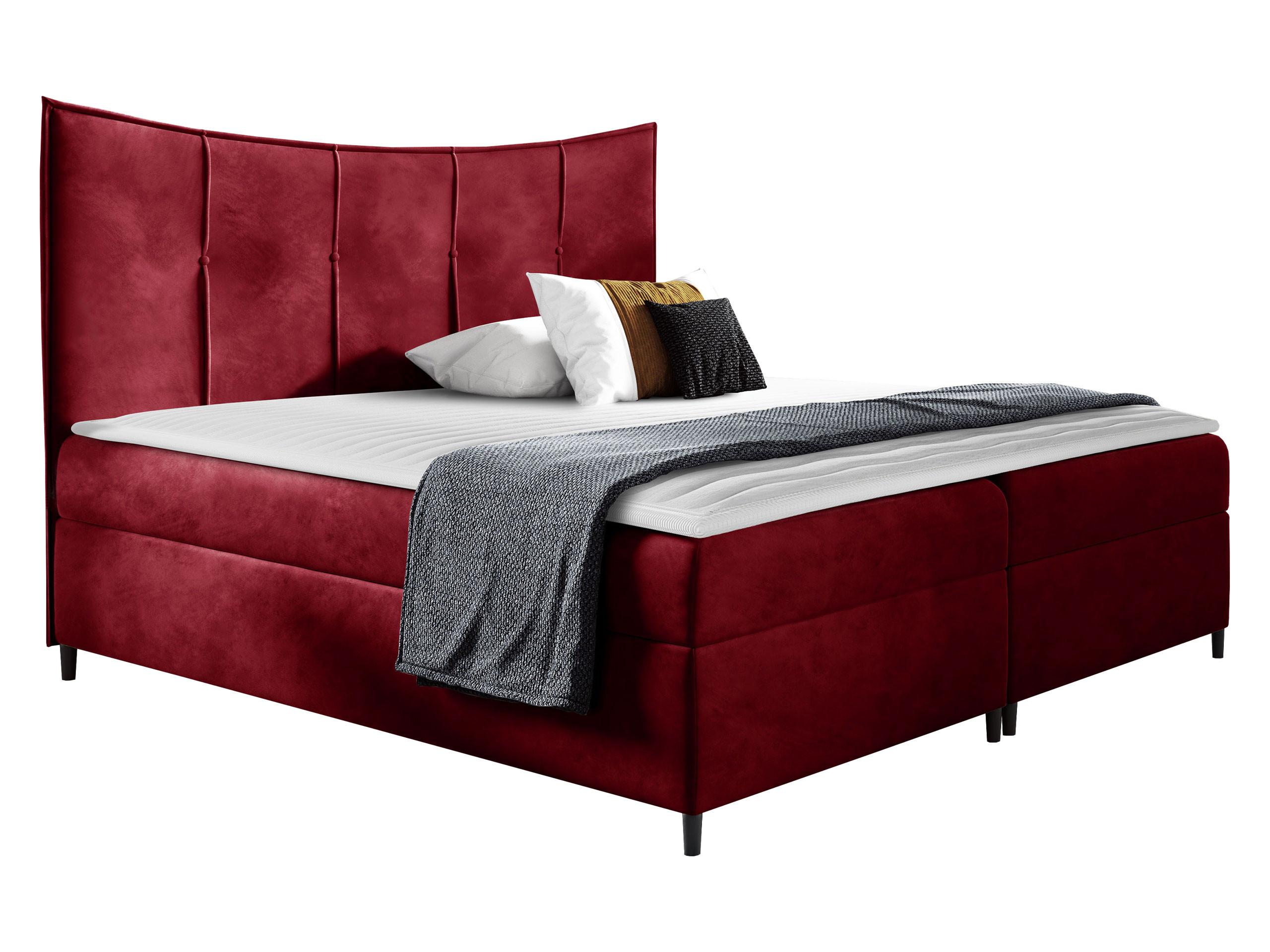 BOXBETT Bergamo - H3 - Rot, Holz (160/200cm) - MIRJAN24