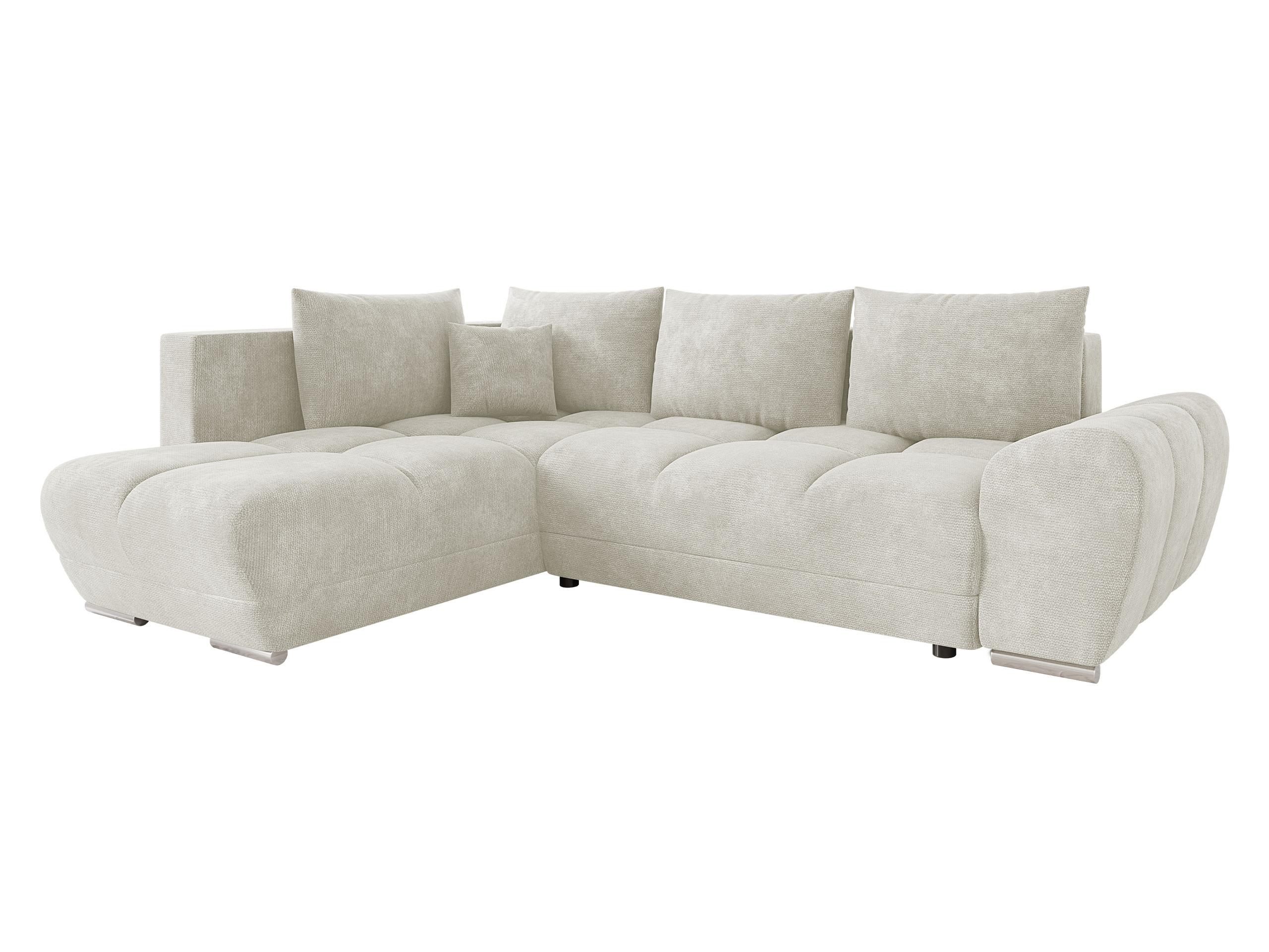 ECKSOFA Forest, Seite: Links - Sandfarben/Schwarz, Holz/Kunststoff (290/183cm) - MIRJAN24