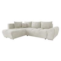 ECKSOFA Forest, Seite: Links - Sandfarben/Schwarz, Holz/Kunststoff (290/183cm) - MIRJAN24