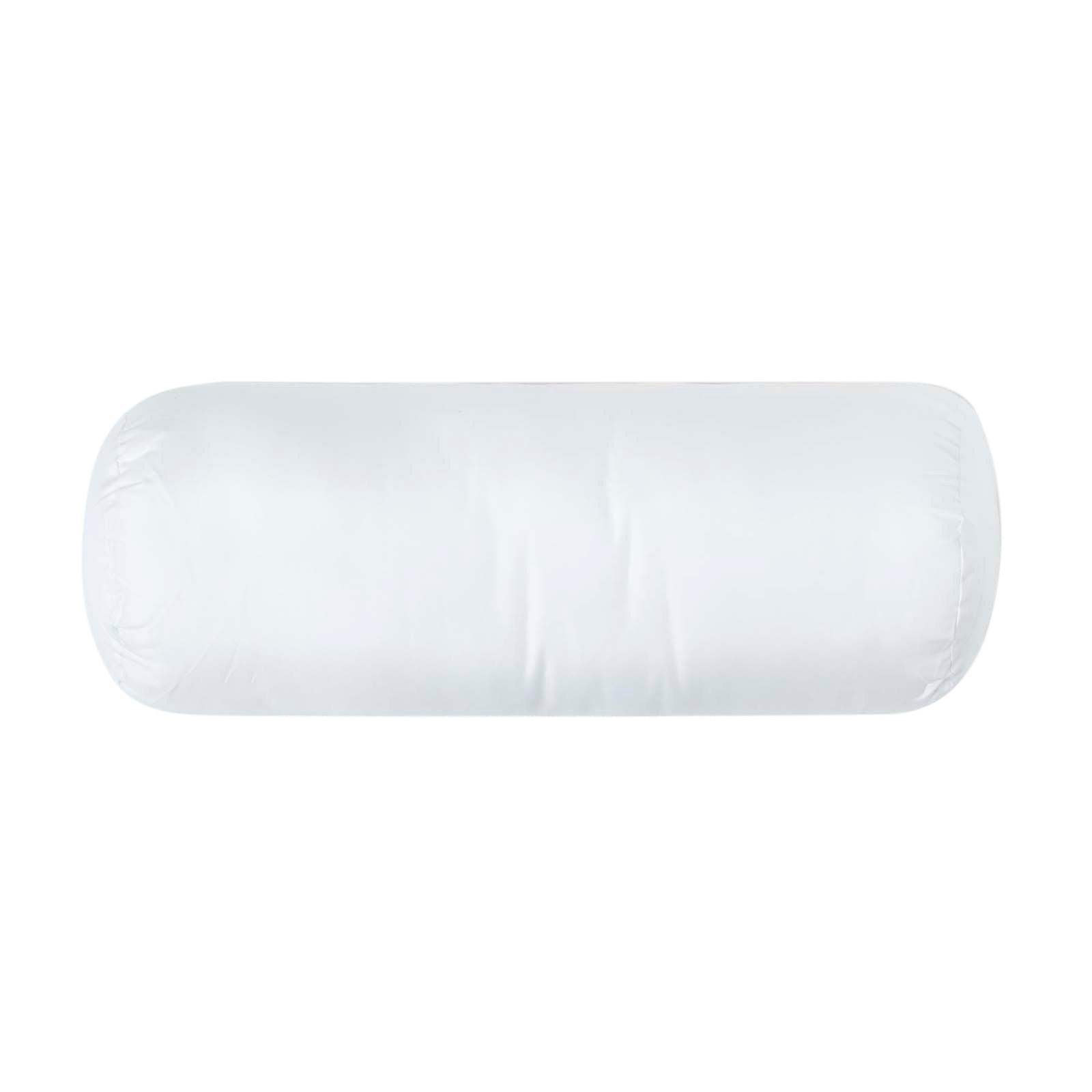 NACKENROLLE Füllkissen – Mikrofaser, 40/15 cm - Weiß, Textil (15/40cm) - Homescapes