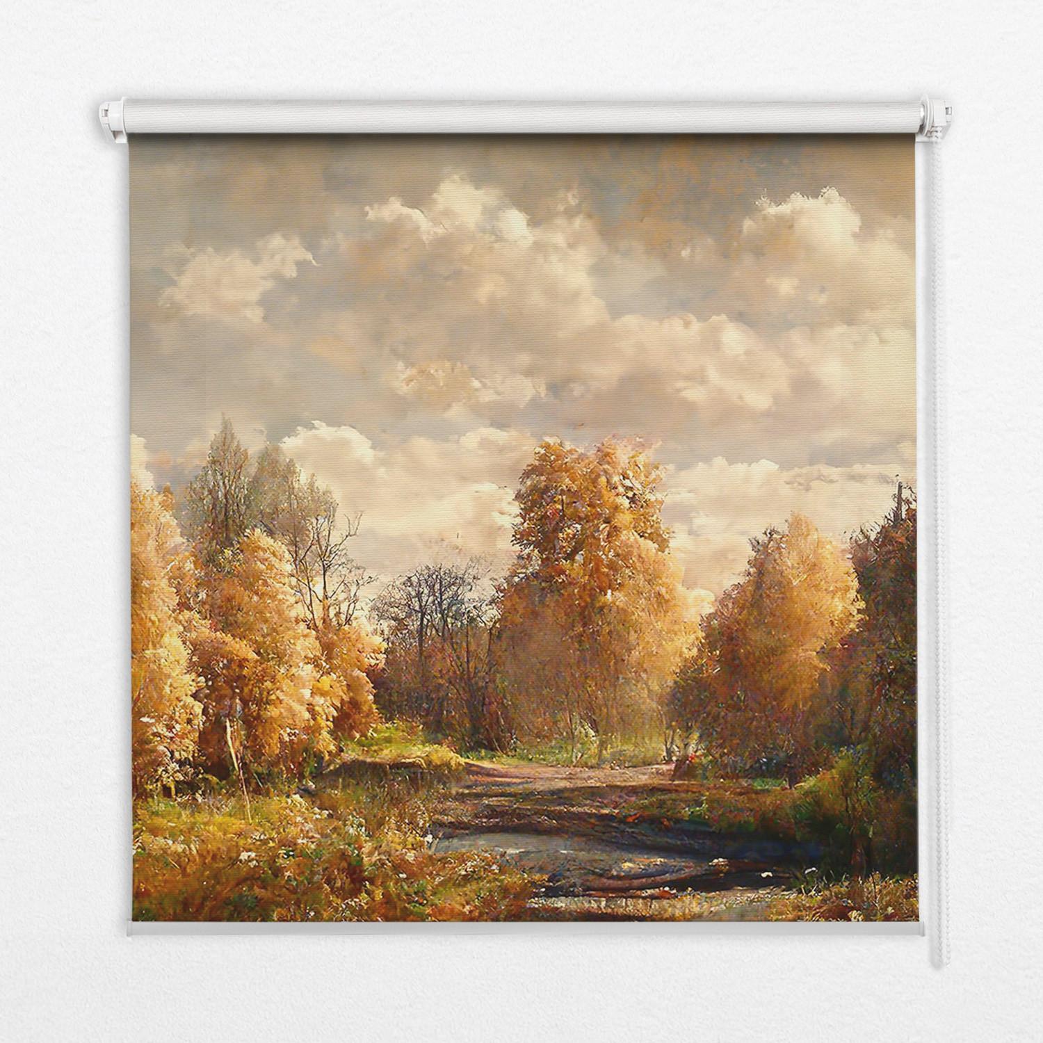 INNENROLLO - Fensterrollo - Rollo - 150x180 cm - Gemeinsam - Orange, Kunststoff (150/180/0.5cm) - TULUP