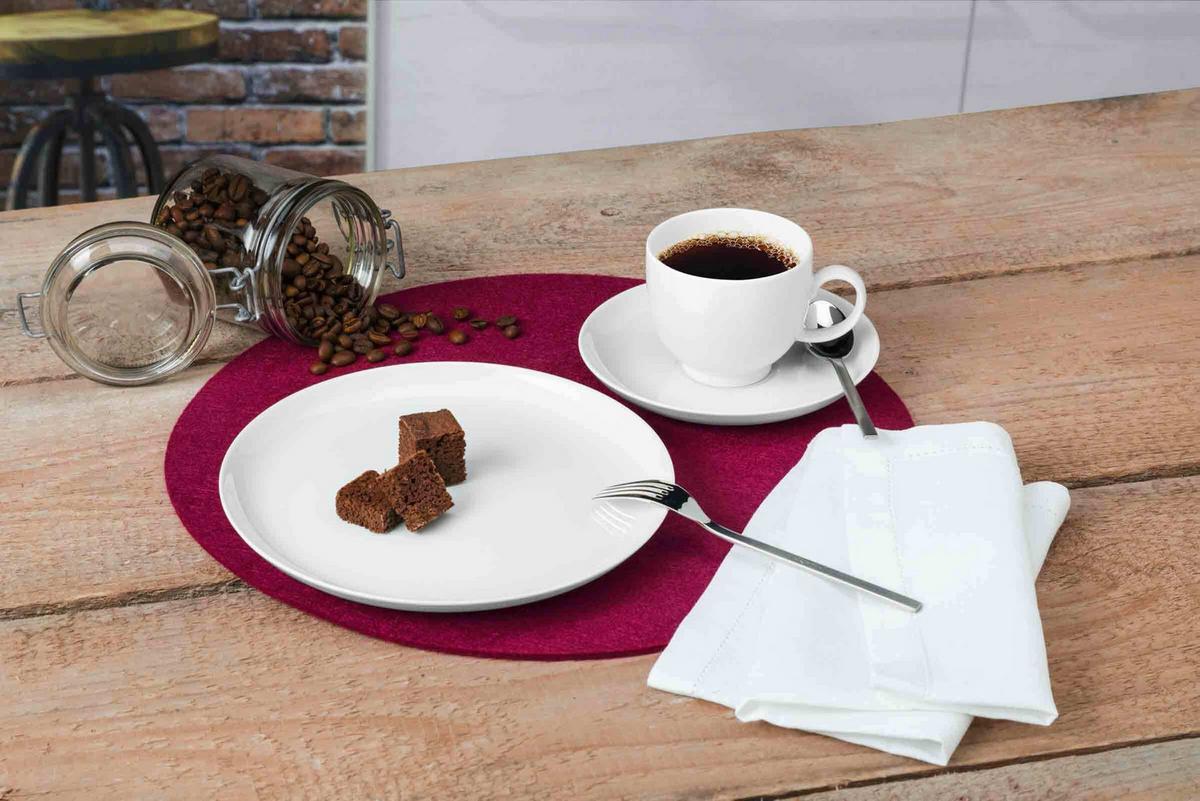 KAFFEESERVICE Lido Weiß weiß 18-tlg. - Weiß, Keramik (24/18.1/43cm) - Seltmann Weiden