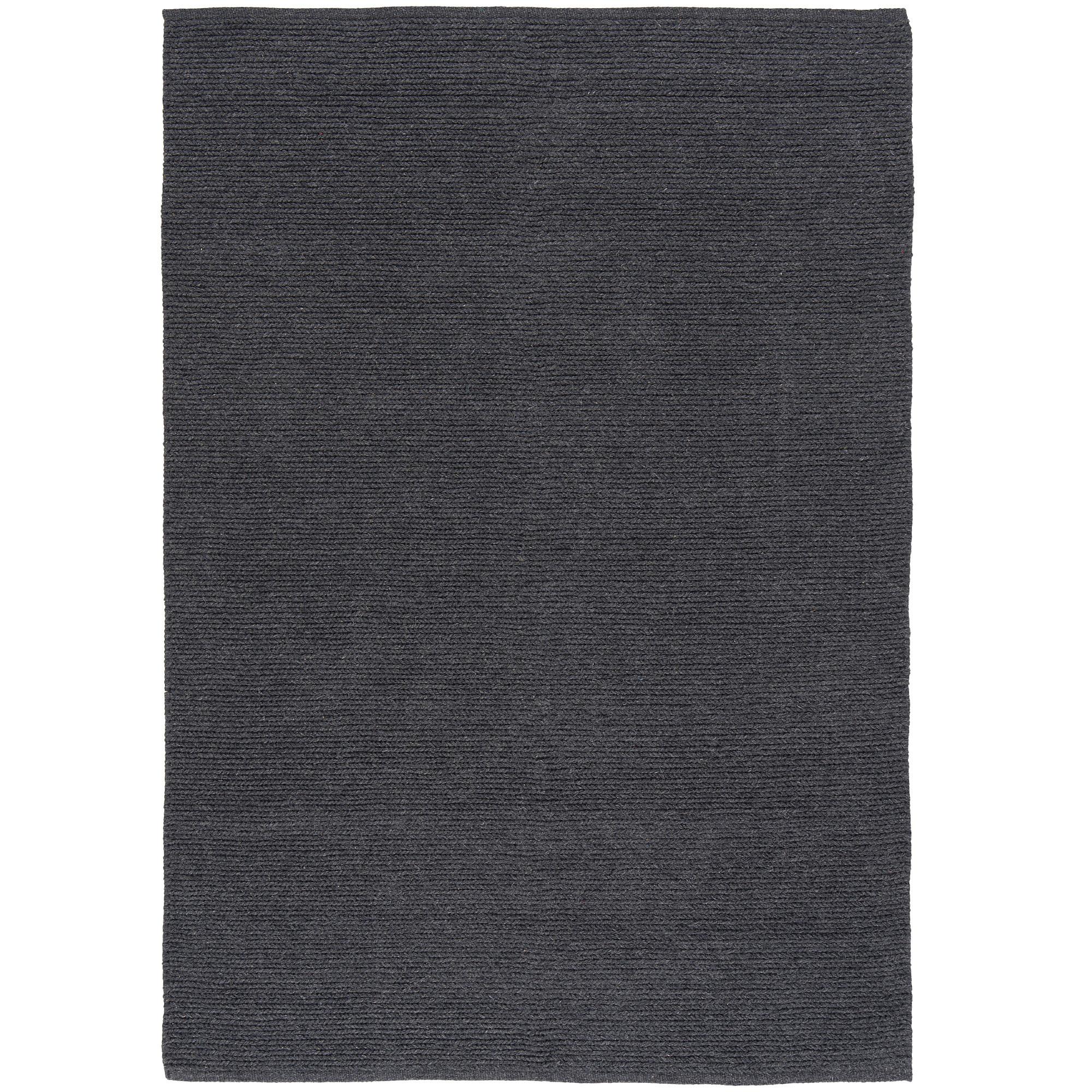 NATUR TEPPICH WOLLE SKARA - Anthrazit, Naturmaterialen (70/130cm) - Pergamon