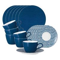 KAFFEESERVICE Life Fashion Classic Blue 18-tlg. - Blau, Keramik (2/2/2cm) - Seltmann Weiden