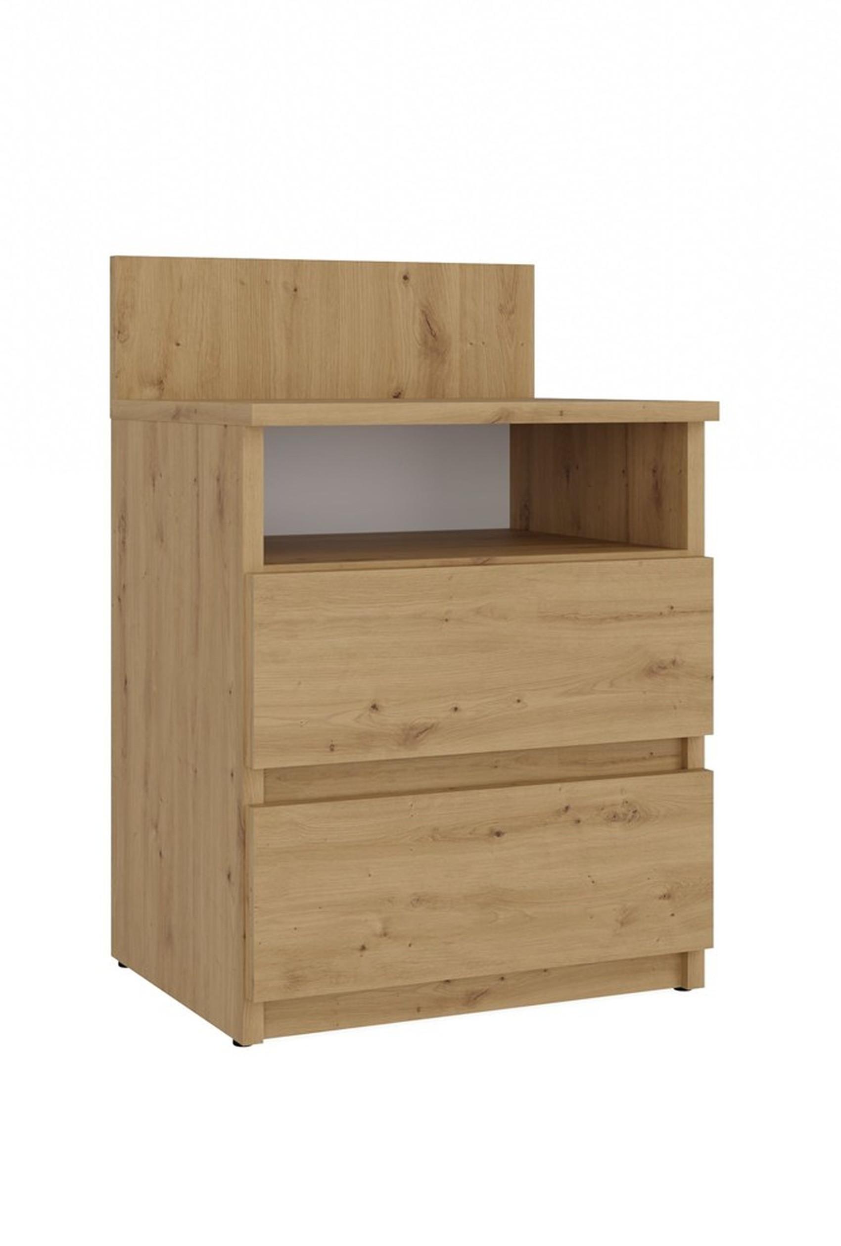 NACHTTISCH Artisan 40/59/32 - Eiche Artisan, Holzwerkstoff (40/59/32cm) - RAUMHIRSCH FURNITURE