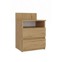 NACHTTISCH Artisan 40/59/32 - Eiche Artisan, Holzwerkstoff (40/59/32cm) - RAUMHIRSCH FURNITURE