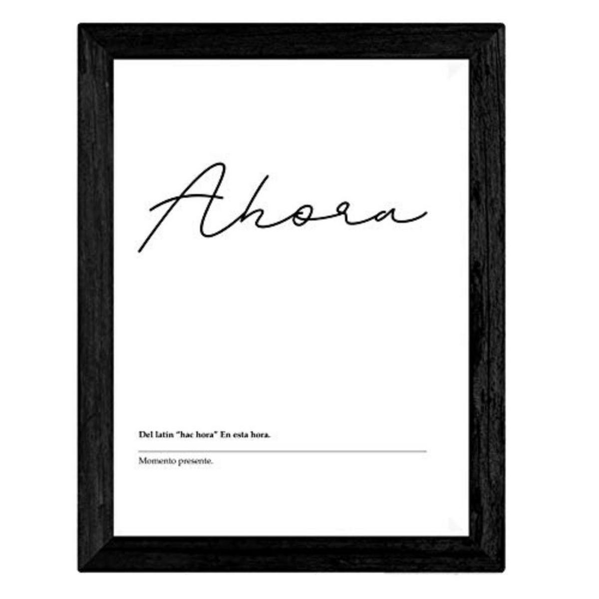 POSTER Set mit 4 schwarzweiß Definitionen von mein Haus A3 Rahmenlos - Klar, Papier (29.7/3cm) - Nacnic
