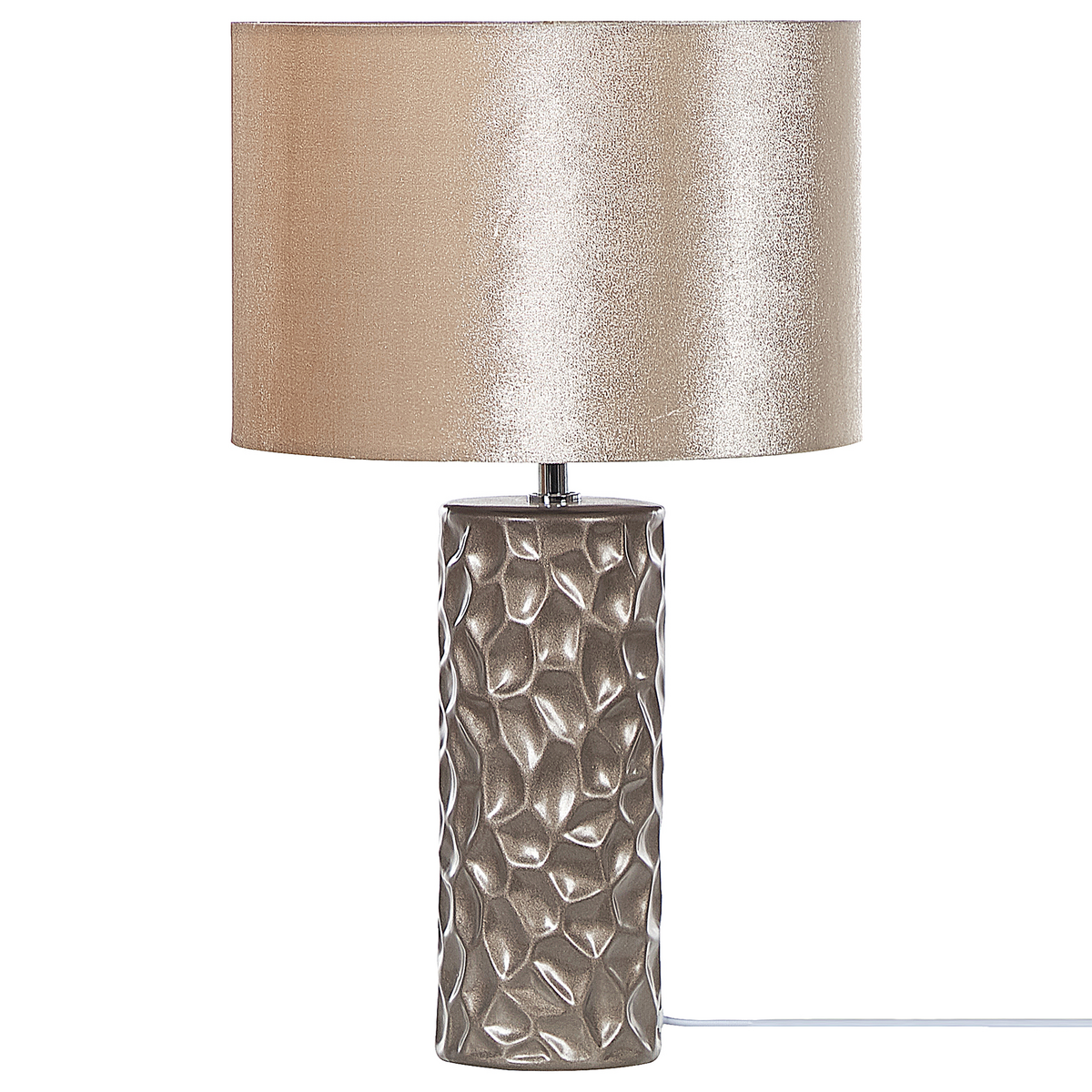 TISCHLAMPE Sankuru 30/30/50 cm - Goldfarben, Keramik (30/30/50cm) - Beliani