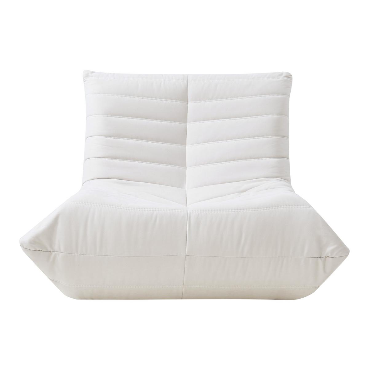 BODENSESSEL Kodsø - Beige, Textil (90/75/100cm) - [en.casa]
