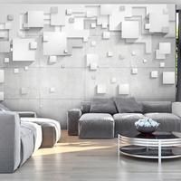 VLIESTAPETE Grau 300/210 cm - Grau, Textil (300/1cm) - KUNSTLOFT