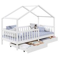 HAUSBETT ELEA 90X200 CM - Weiß, Holz (96/148/206cm) - IDIMEX
