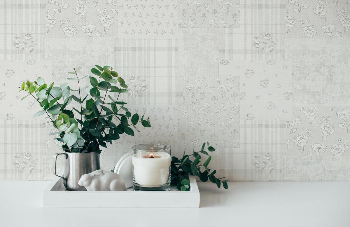 VLIESTAPETE Grau 53/1005 cm - Weiß, Kunststoff/Textil (53/1cm) - KUNSTLOFT
