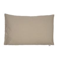 KISSENHÜLLE BasicSoft plaza-taupe 100% Baumwoll-Jersey 40/60 cm - Taupe, Textil (40/60cm) - beties Heimtextil