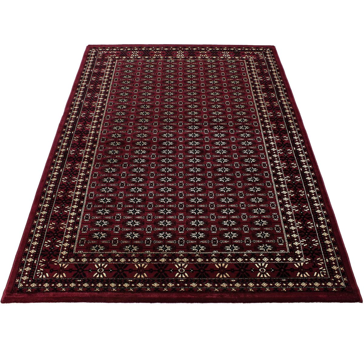 TEPPICH Kurzflor TANNHEIM in Rot, orientalisch, aus Polypropylen, Florhöhe 12 mm, 300 x 400 cm - Rot, Textil (400/300cm) - KADIMA DESIGN