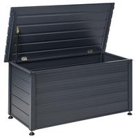 AUFBEWAHRUNGSBOX Grau Campalto - Grau, Metall (123/60/60cm) - Beliani