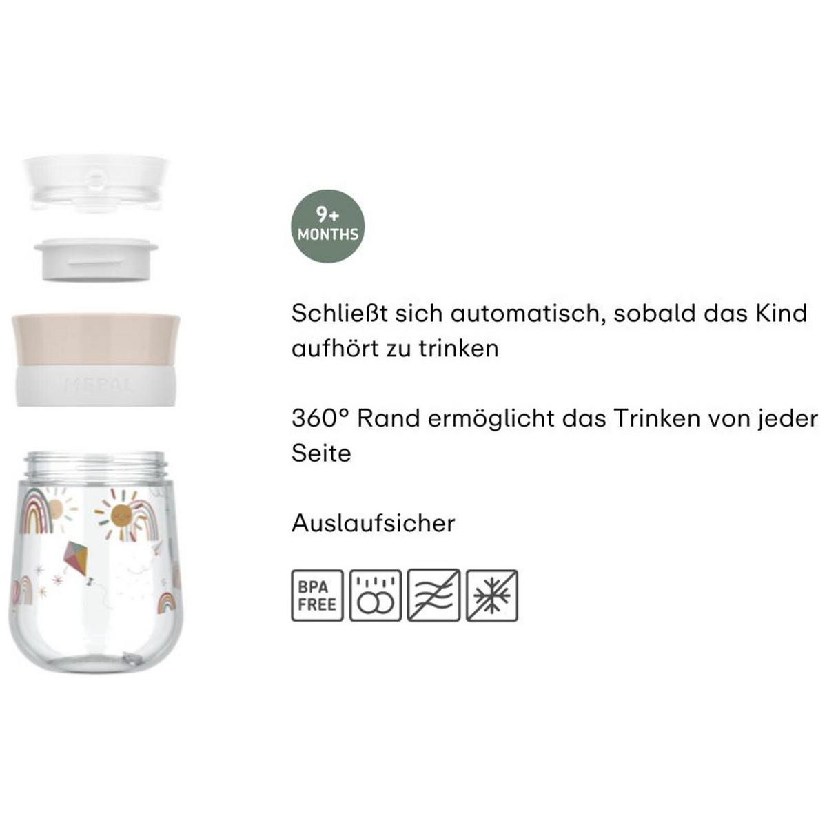 360° TRINKLERNBECHER Mio (2025) Fairy Garden 300 ml - Pink/Rosa, Kunststoff (0.3L) - Mepal