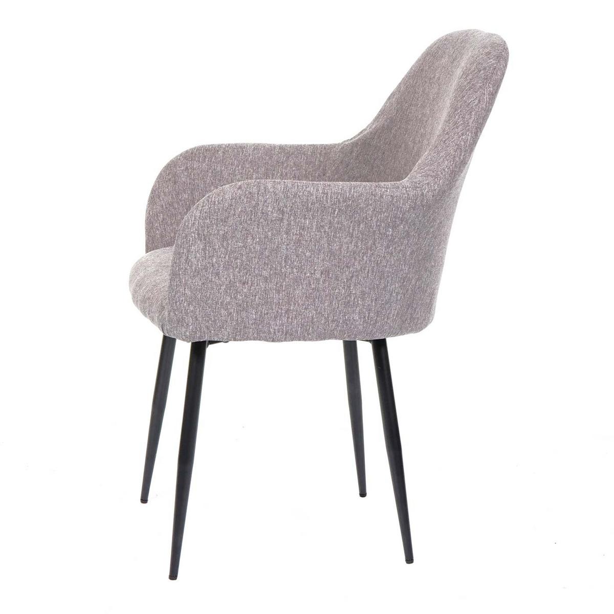 ESSZIMMERSTUHL Grau 2er-Set - Grau, Textil (57/83/57cm) - MCW