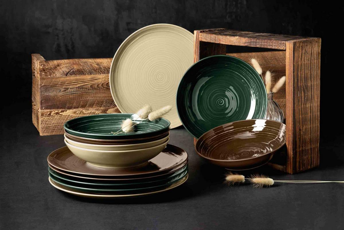 BASIC-SET Terra Sandbeige 6-tlg. - Beige, Keramik (2/2/2cm) - Seltmann Weiden