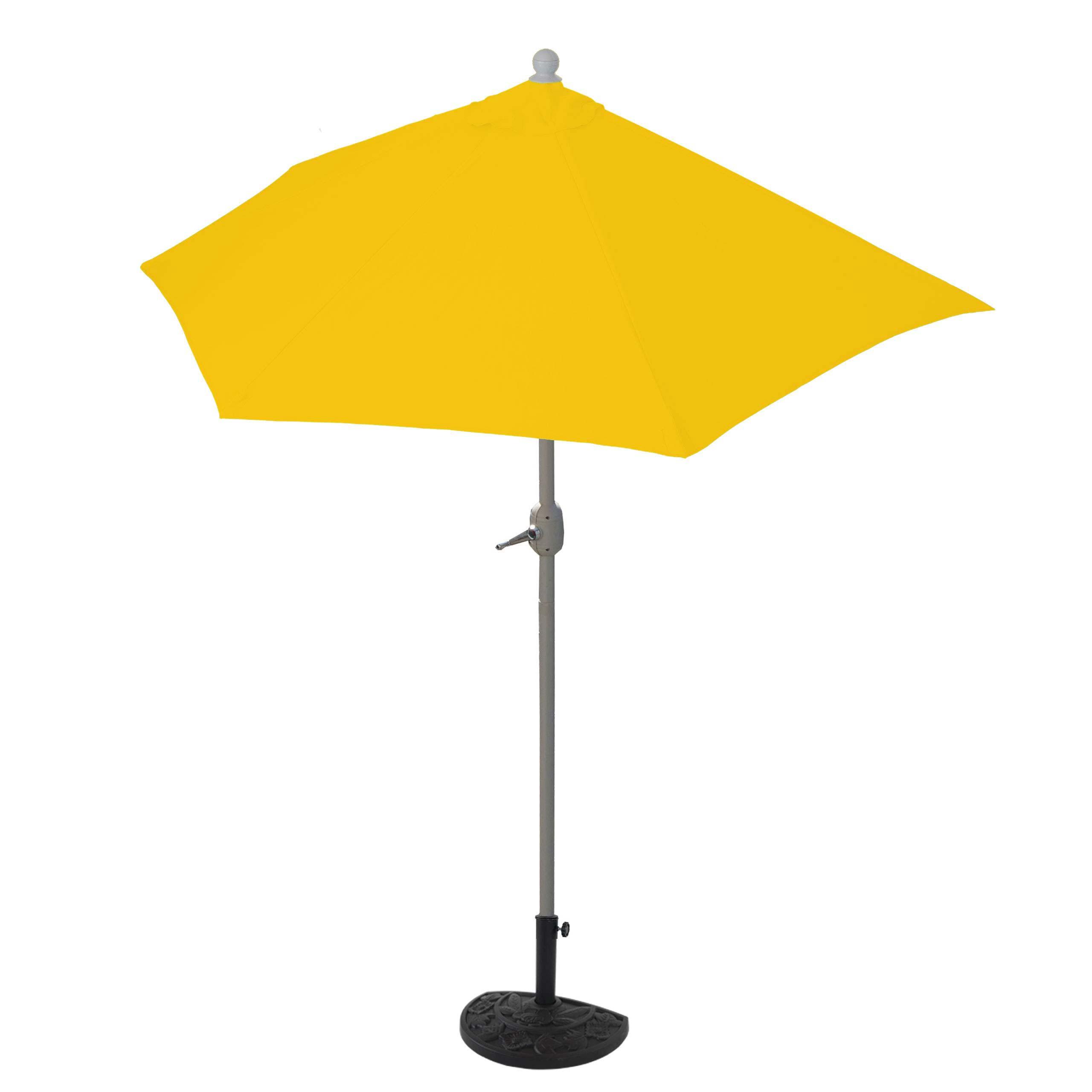 SONNENSCHIRM I Gelb - Gelb, Textil (260/135cm) - MCW