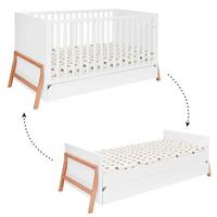 GITTERBETT 70/140 Weiß - Weiß, Holzwerkstoff (70/140cm) - Petits-meubles
