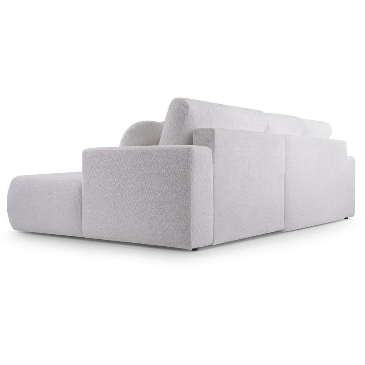 ECKSCHLAFSOFA Vento beige rechts - Beige/Schwarz, Textil (260/168cm) - Beautysofa