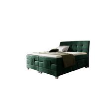 BOXSPRINGBETT Elektrisch Franco - Grün, Holzwerkstoff/Textil (200/200cm) - Fun Möbel