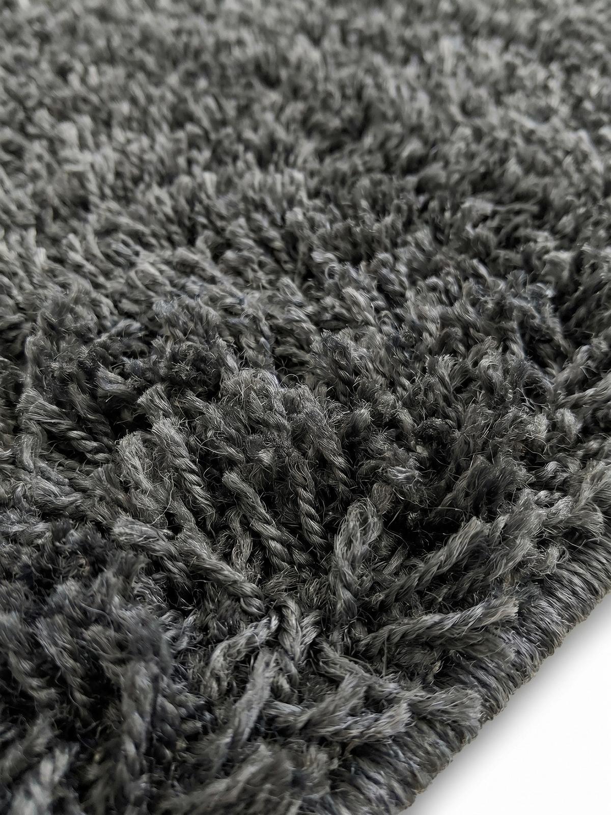 HOCHFLORTEPPICH SALZACH, einfarbig, aus Polypropylen, Grau, 80 x 250 cm - Grau, Textil (250/80cm) - KADIMA DESIGN