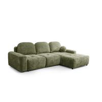 ECKSOFA Argos In Vibe - Grün, Holzwerkstoff/Textil (267/170cm) - Fun Möbel