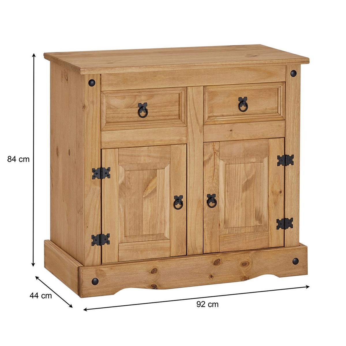 ANRICHTE SALSA natur - Naturfarben, Holz (92/84/44cm) - CARO-Möbel