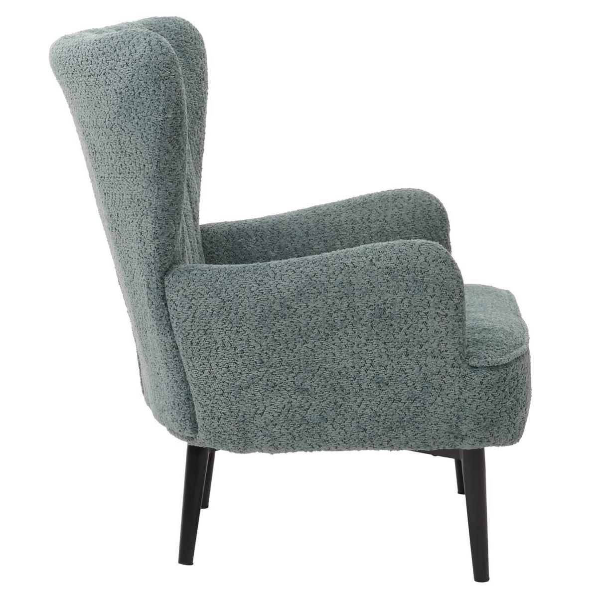 LOUNGE-SESSEL Blau - Blau, Textil (75/80/78cm) - MCW