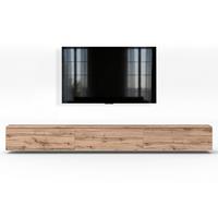 LOWBOARD Barvo 3x100 Eiche Wotan 300/34/32 cm – hängendes TV-Board - Braun, Holzwerkstoff (300/34/32cm) - AX Living