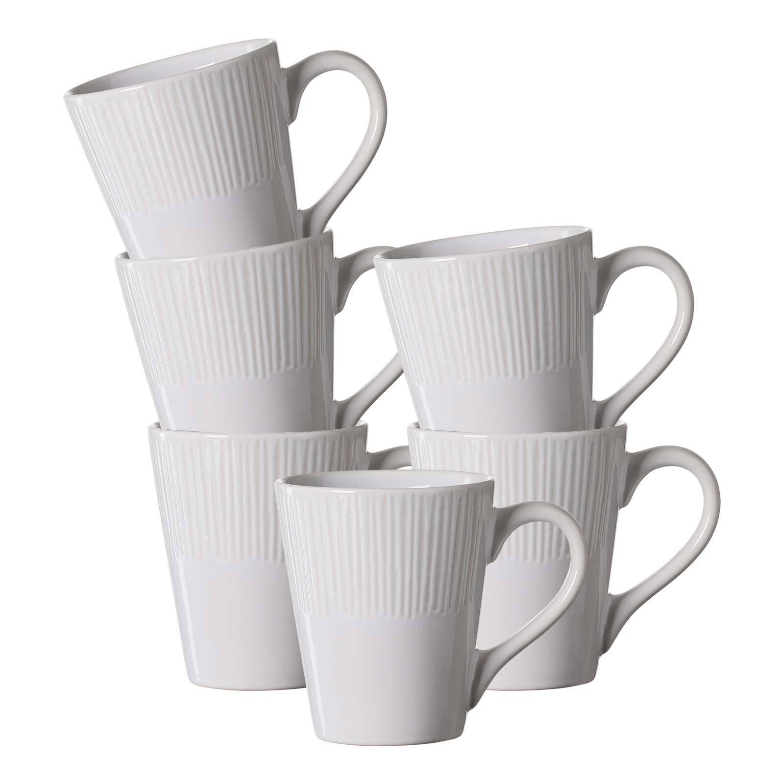 HENKELBECHER Banda Weiß 315 ml 6er Set - Weiß, Keramik (0.32L) - Ritzenhoff Breker