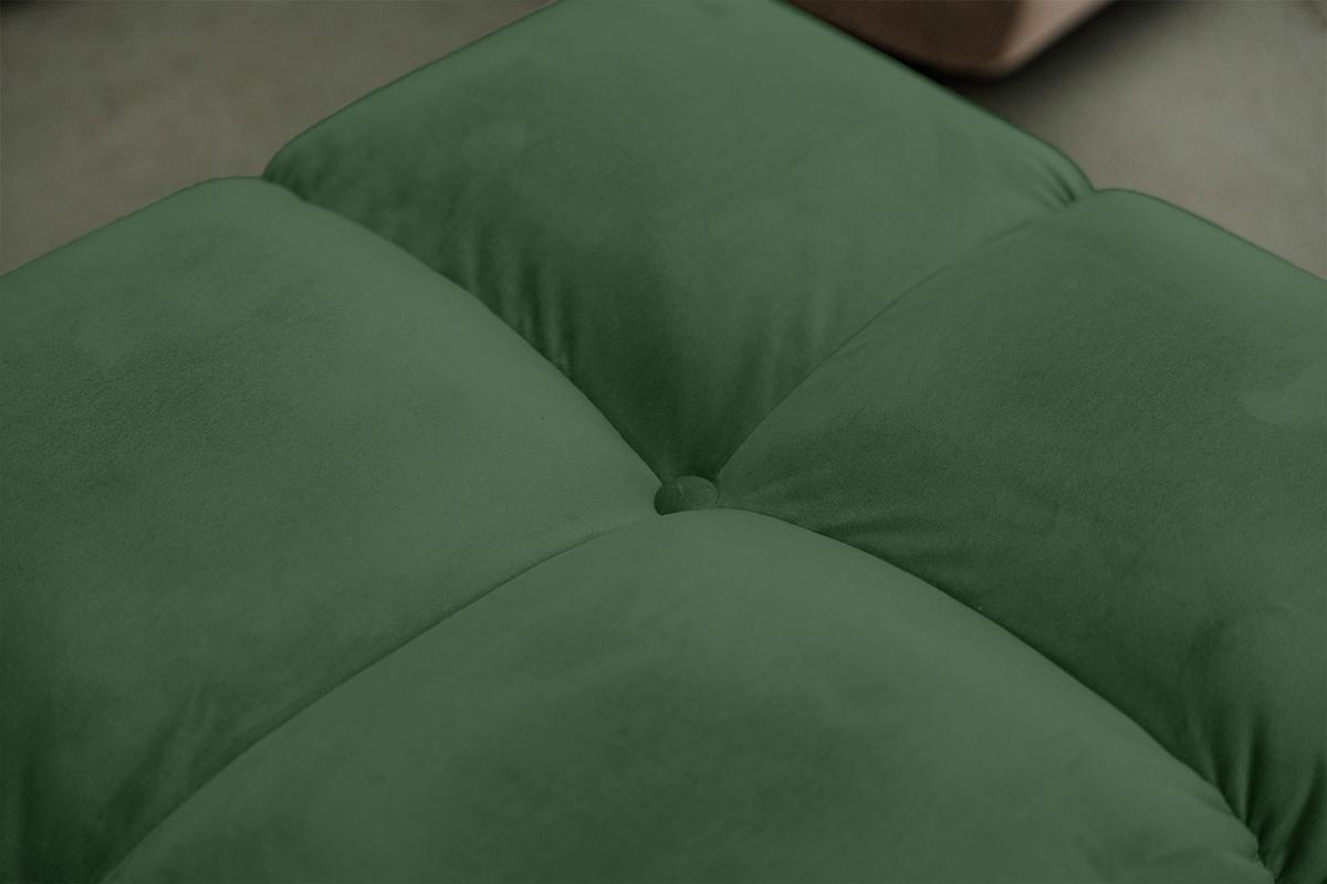 HOCKERBANK VIVIEN Smaragdgrün Velvet - Smaragdgrün, Textil (108/41/73cm) - KAWOLA