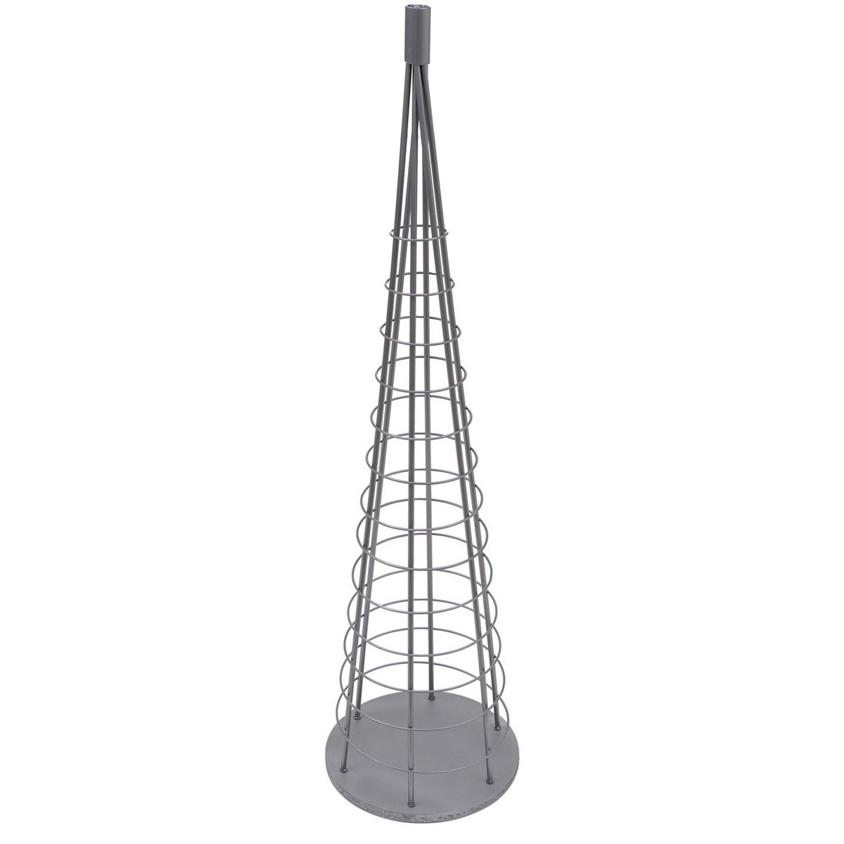 DEKO-BAUM Silber - Silberfarben, Metall (30/115cm) - MCW