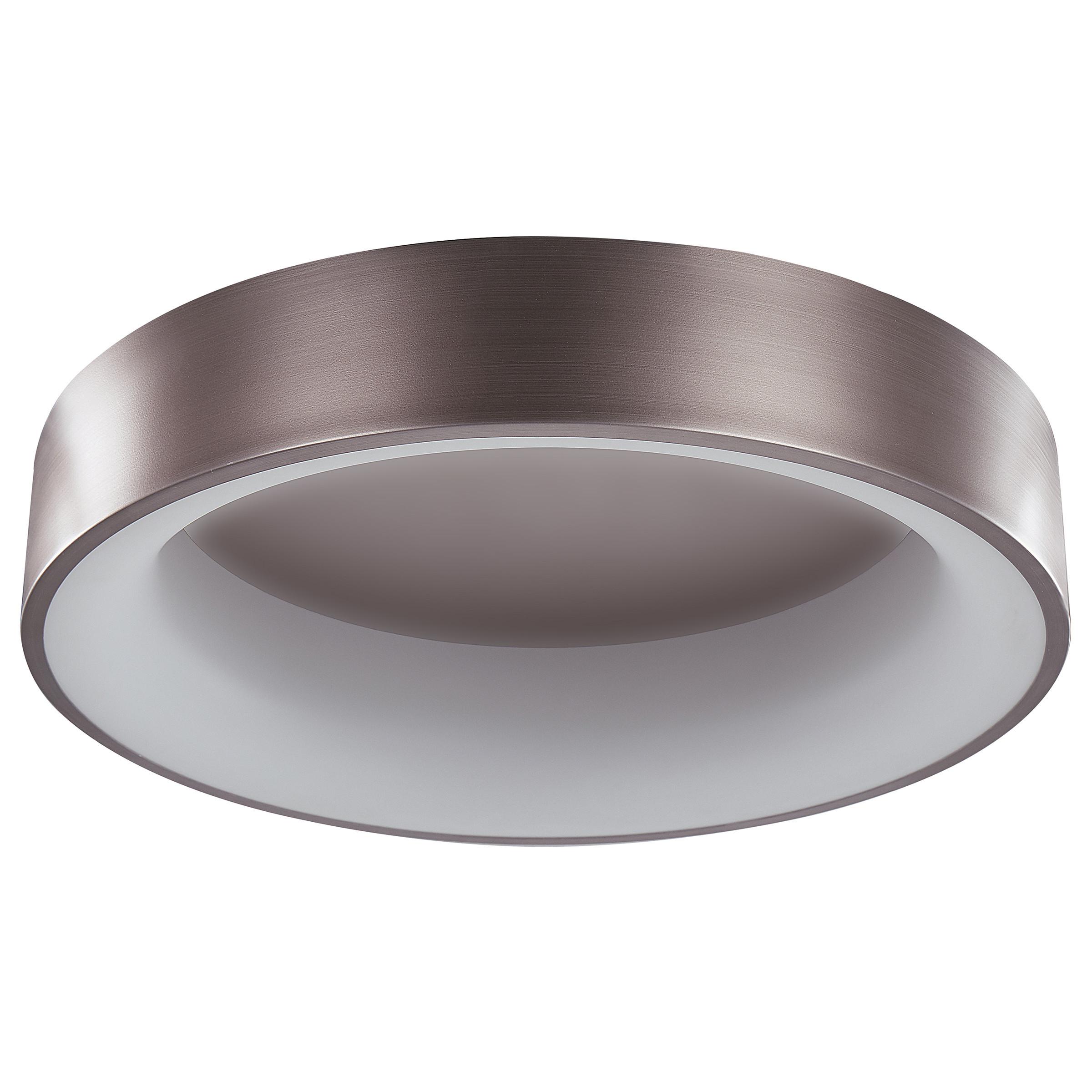 DECKENLEUCHTE Dawei 61/61/15 cm - Braun, Metall (61/61/15cm) - Beliani