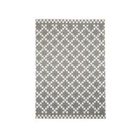 IN- UND OUTDOOR TEPPICH NEWPORT MODERN KARO - Silberfarben, Textil (120/170cm) - Pergamon