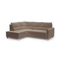 ECKSOFA Marno - Taupe, Holzwerkstoff/Textil (260/200cm) - Fun Möbel