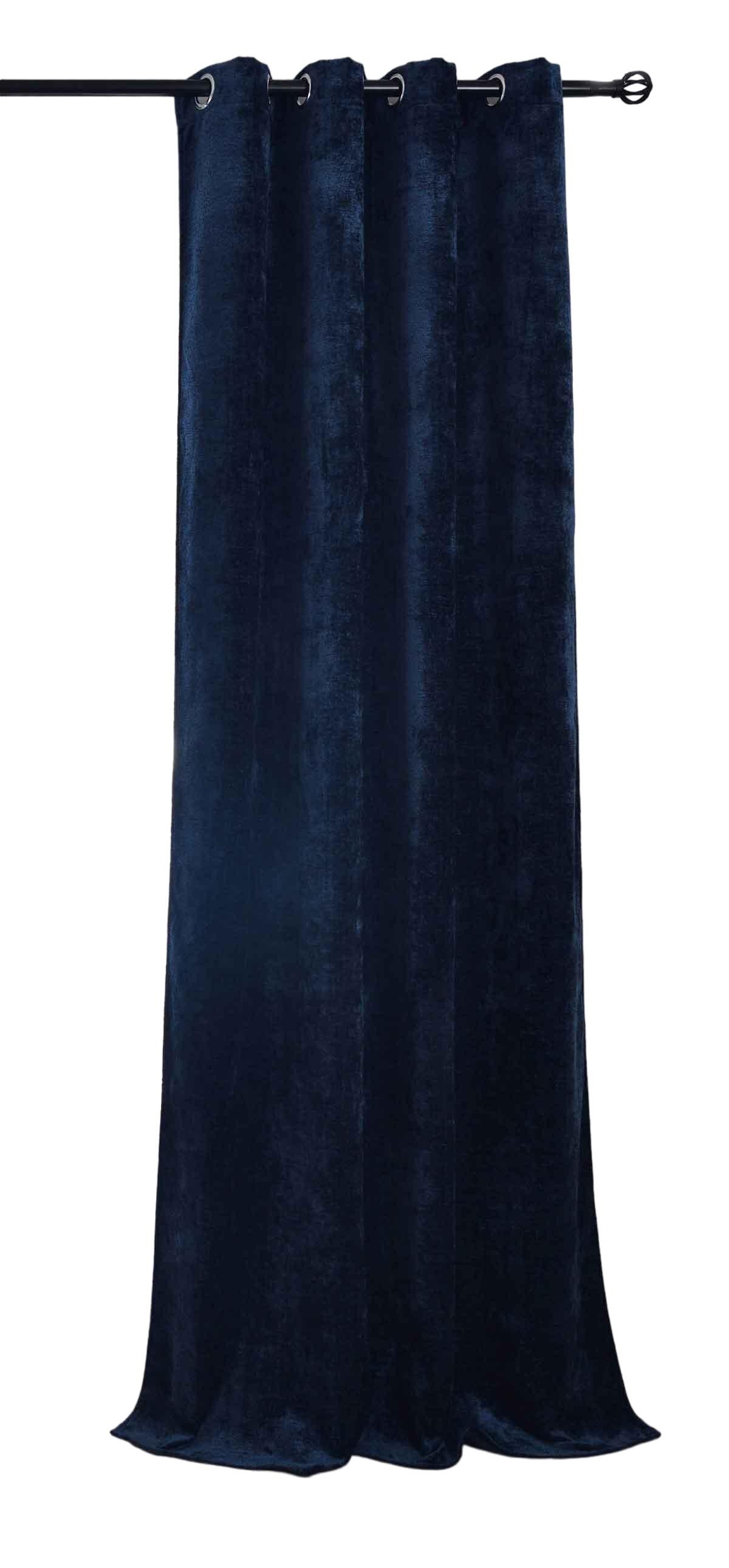 VORHANG NÜRNBERG HxB 245x135 cm Blau - Blau, Textil (135/245/245cm) - Gardinenbox