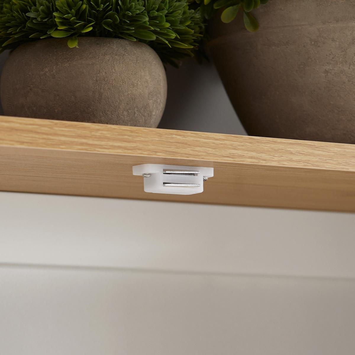 HÄNGESCHRANK Weiß - Weiß, Holzwerkstoff (60/56/19cm) - SoBuy