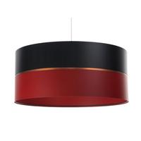 HÄNGELEUCHTE Rot 40/21 cm - Rot/Schwarz, Kunststoff (40/0.6/21cm) - ONZENO