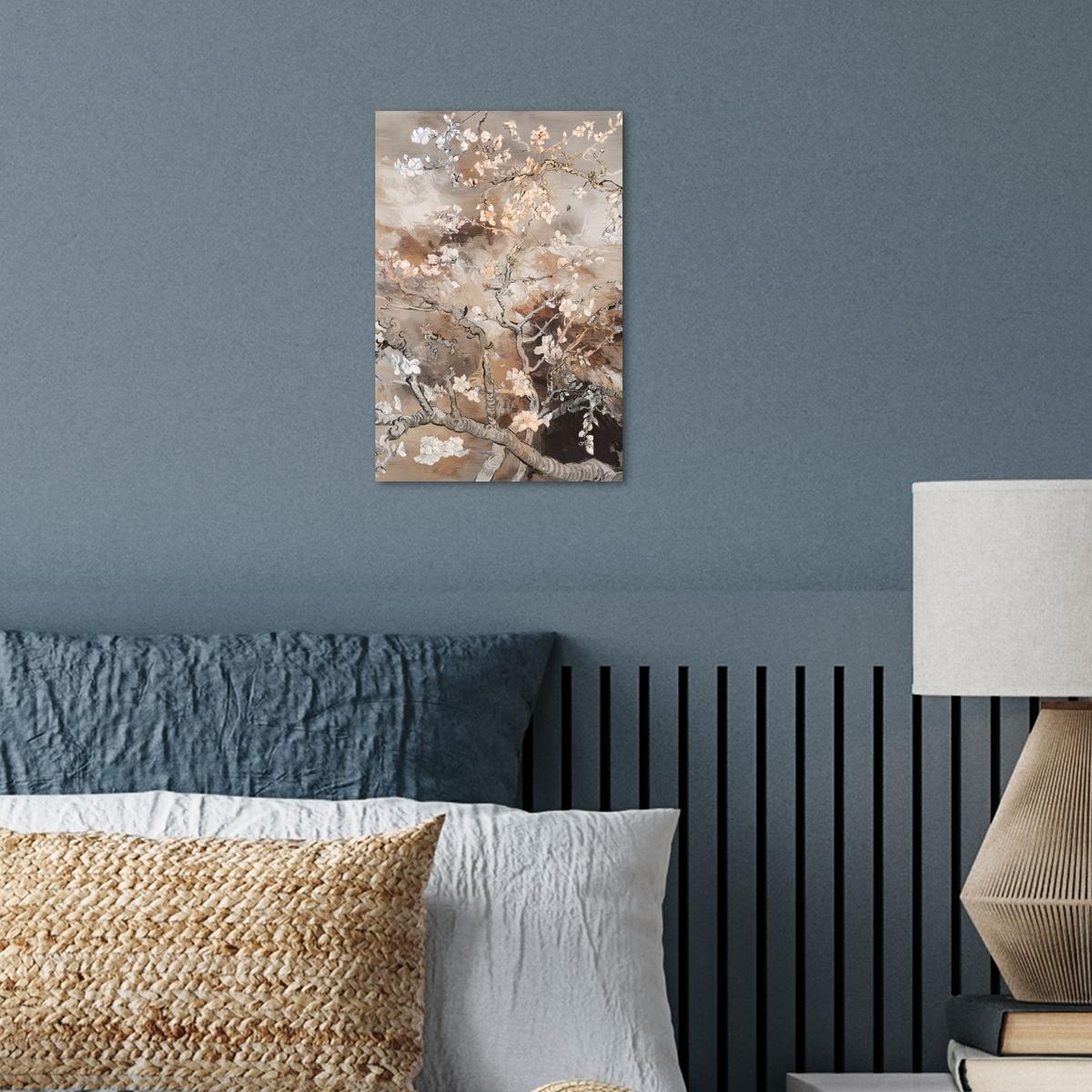 POSTER Mandelblüte - Kunst - Van Gogh - Beige - Abstrakt Room Decor 20x30 cm - Braun, Papier (20/30/0.1cm) - MuchoWow