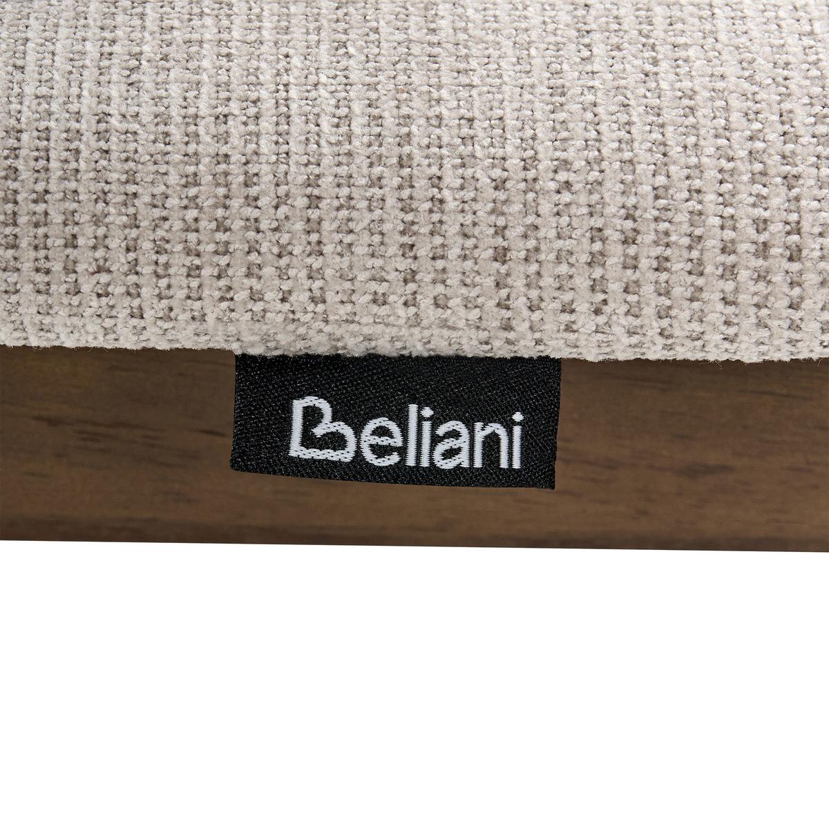 BARSTUHL 2er-Set Holz Dunkelbraun/Taupe Isanti - Dunkelbraun, Holz (44/92/54cm) - Beliani